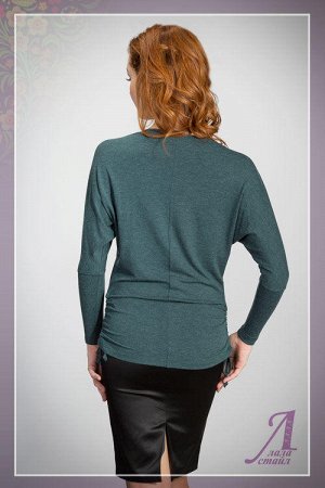 Блуза - Гипюр, цвет Зеленый