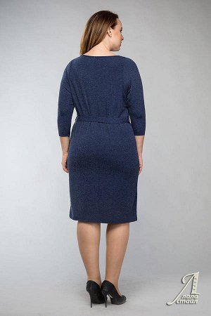 Платье, М-1131 Синий
