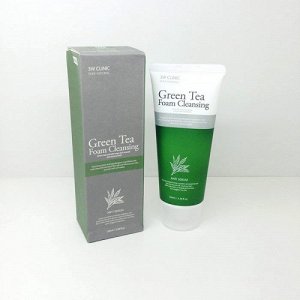[3W CLINIC] Пенка для умывания ЗЕЛЕНЫЙ ЧАЙ Green Tea Foam Cleansing, 100 мл