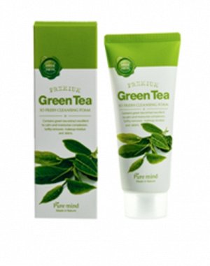Пенка для умывания PURE MIND Green Tea So Fresh Cleansing Foam с экстрактом зеленого чая