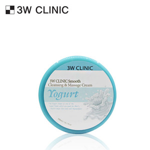 [3W CLINIC] Очищающий и массажный крем д/лица ЙОГУРТ Smooth Cleansing&Massage Cream (Yogurt), 300мл