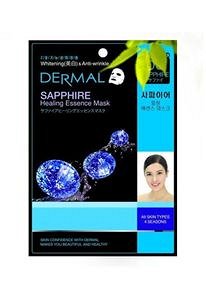 [DERMAL] Маска д/лица ткан. антивозрастная #03 САПФИР Sapphire Healing Essence Mask, 28 гр