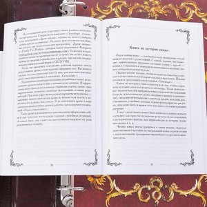Родословная книга-альбом  "Сапфировая" картон, дизайн.бумага, бархат (РК1110)