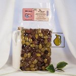 Микс из оливок и маслин (размер L), вакуум, 500г
