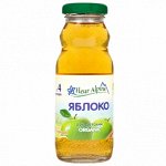 Флёр Альпин - сок Органик яблоко освет., 4 мес., 200 мл.
