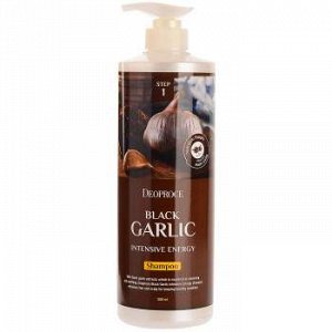 KR/ DEОPROCE BLACK GARLIC Intensive Energy Shampoo Шампунь д/волос, 1000мл (дозатор)/ №1350