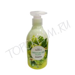 KR/ DEOPROCE Pure GREEN RECIPE CLINIC Shampoo "Рецепты Зеленой Клиники", 300г(дозатор)/ №1592