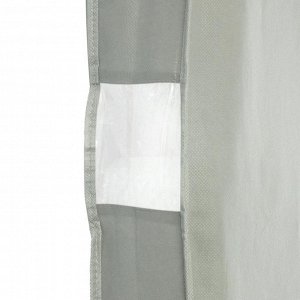 Чехол для одежды спанбонд 100х60х10 см, цвет серый