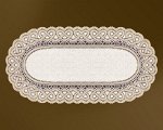 202685/50/3, овальная, размеры: 50 см х 90 см, цвет: кремово-золотистый
