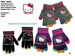 4056  ПЕРЧАТКИ  HELLO KITTY   2 ПАРЫ РАЗНОГО ЦВЕТА