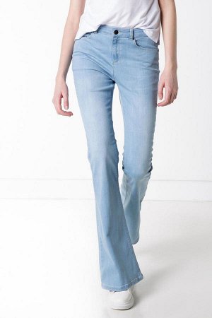 испанские штанины высокая Талия джинсовые брюки / джинсы