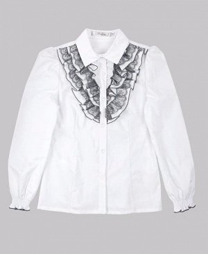 Блузка Deloras 60739FC Белый/Серый