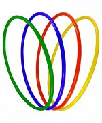 Обруч пластиковый 80 см,