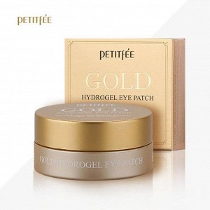Гидрогелевые патчи для глаз  с частицами золота Petitfee GOLD Hydrogel Eye Patch, 60 шт