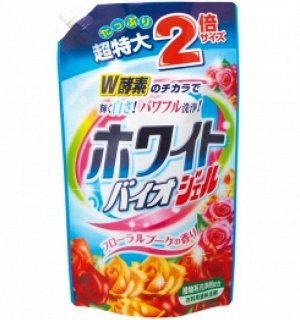 "Nihon Detergent" Жидкое средство для стирки белья (с отбеливающим и смягчающим эффектами, мягкая упаковка), 1,62 кг