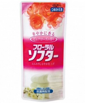 "Nihon Detergent" Кондиционер для белья (смягчающий, с ароматом букета роз) (мягкая упаковка), 500 мл