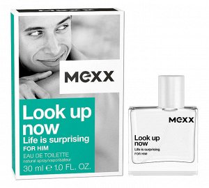 MEXX LOOK UP NOW LIFE IS SURPRISING FOR HIM men 30ml edt туалетная вода мужская