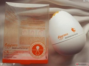 Tony Moly EGG PORE  BLACKhead-Out Oil Gel Гель для глубокого очищения пор. Масло-гель для глубокой очистки пор содержит микрокапсулы белого и желтого цвета для мягкого устранения мертвых клеток кожи и