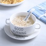 Бульонница+тарелка+ложка.