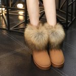 Угги женские короткие с мехом