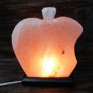соляной светильник "USB"Яблоко" 0,6 кг
