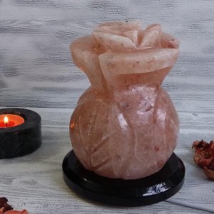 Солевая лампа "Розочка" малая 1,5-2 кг