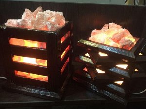 Солевая лампа "Камин настольный" 2-3 кг