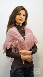 Платок-паутинка из козьего пуха