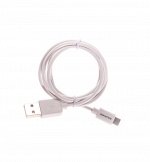 Кабель Solomon X-Fit USB - Micro USB, двусторонний, 1м, белый