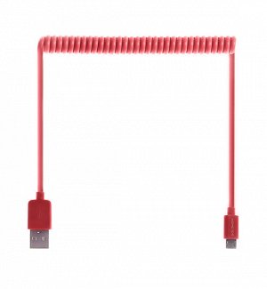 Кабель Solomon Micro USB Витой 1,5м (Красный)