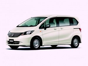 Ковры салонные 2 ряд Honda Freed под 3 ряда сидений (2 ряд диванчиком) (2008-2016) правый руль