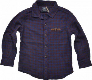 Рубашка ТМ SILVERSUN  (Турция)  стильная рубашка  для маленького джентельмена , ЦВЕТ:	синий   СОСТАВ:	хлопок 98%, спандекс 2%