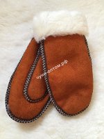 Варежки женские из овчины