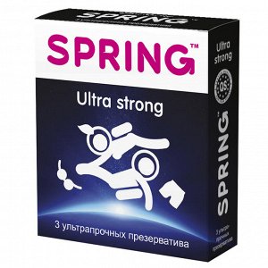 Презервативы Spring Ultra Strong ультрапрочные 1 блок (12 уп)