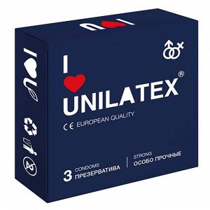 Ультрапрочные презервативы Unilatex® Extra Strong 1 блок (12 уп)