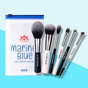 Набор кистей для макияжа Coringco Marine Blue Makeup Brush Collection