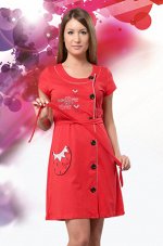 Халат Клубничка (кулирка)