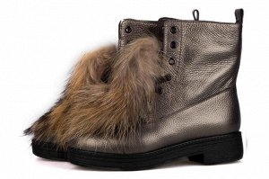ботинки бронза зима Sasha Fabiani