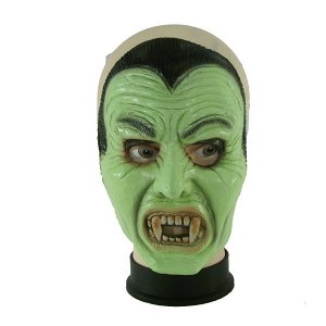 Маска лицевая "Зеленый вампир" Латекс