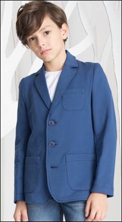 Пиджак М021м синий
