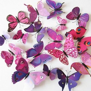 Бабочки интерьерные LILAC