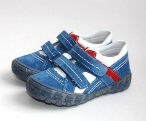 ТОТТО ботинки арт.223-КП синий/белый/красный