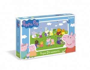 Ас666 1570--Пазлы 24А Peppa Pig
