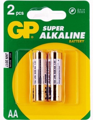153246--Батарейки GP LR6 15А BL-2 Super Alkaline