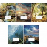 Тетрадь 18л. линия &quot;Природа. Inspiration&quot;, блок 60 г/м, ВД-лак