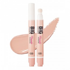 Etude House Big cover cushion concealer SPF30/PA++ Кушен-консилер 5g Peach Pink