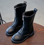 Сапоги черные с утеплителем