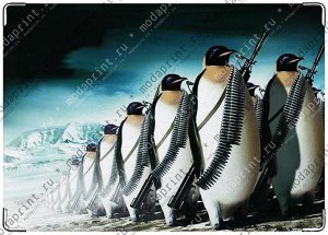 пингвины Материал: Натуральная кожа Размеры: 194x138 мм Вес: 26 (гр.) Примечание: Подходит для стандартного военного билета РФ.