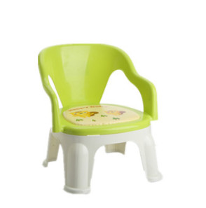 стул детский пластиковый салатовый/белый