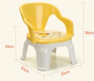 стул детский пластиковый салатовый/белый